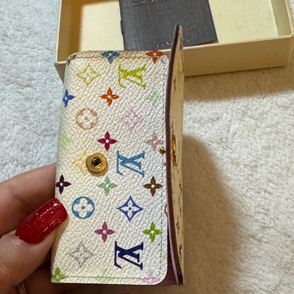 Louis Vuitton pink Murakami Multicolor Monogram 🔑 holder with box - Picture 11 of 15